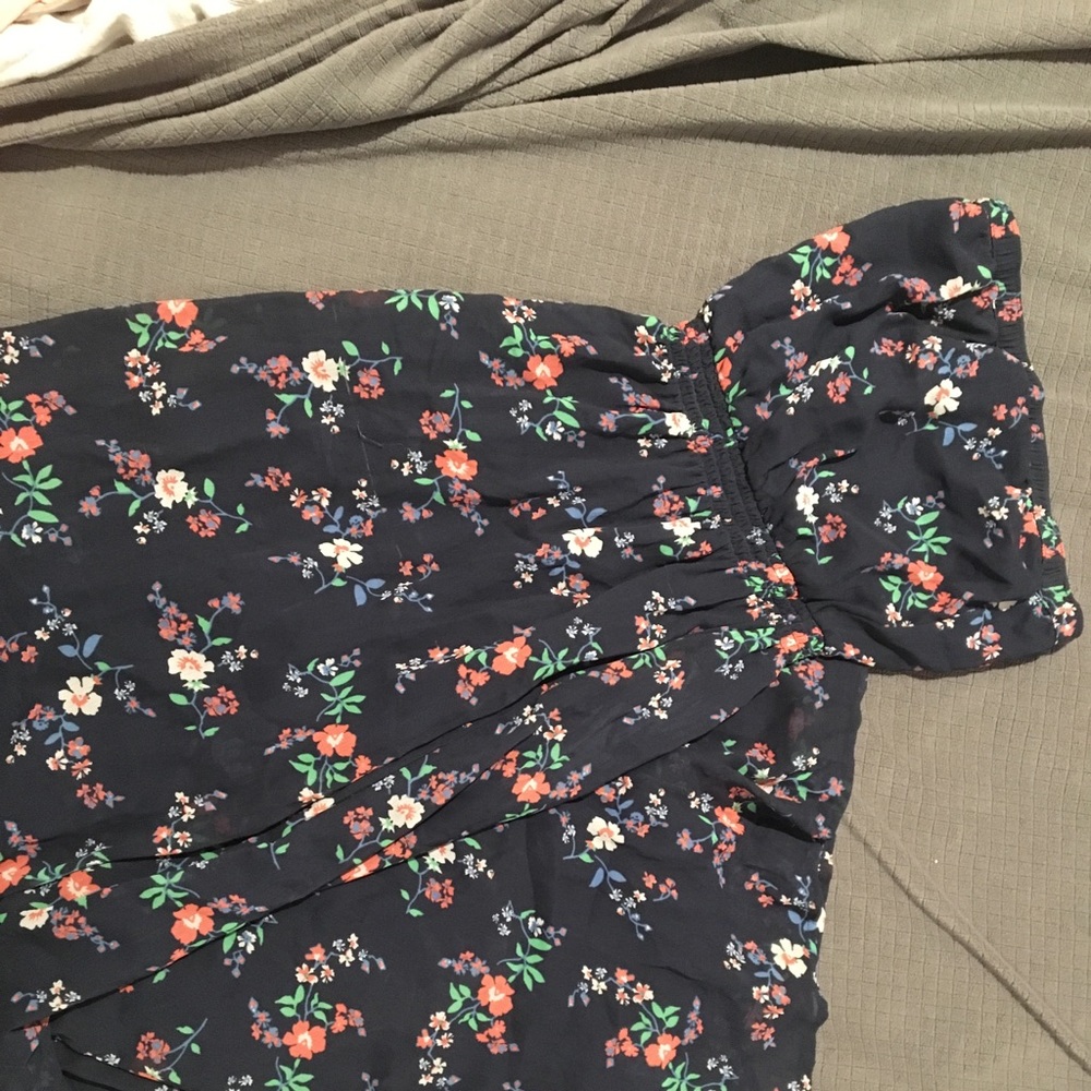 Floral navy maxi dress from hollister